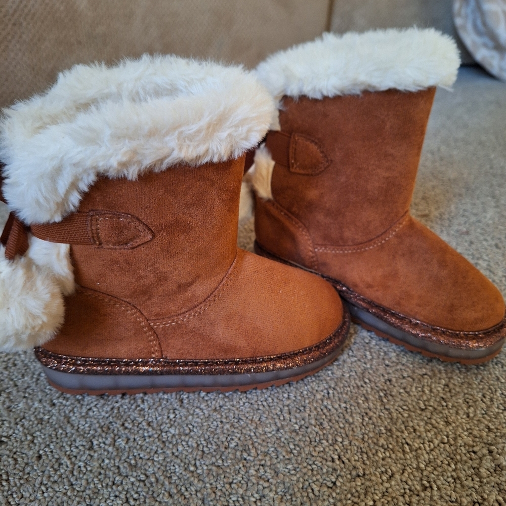 Sugar toddler size 8 light up boots